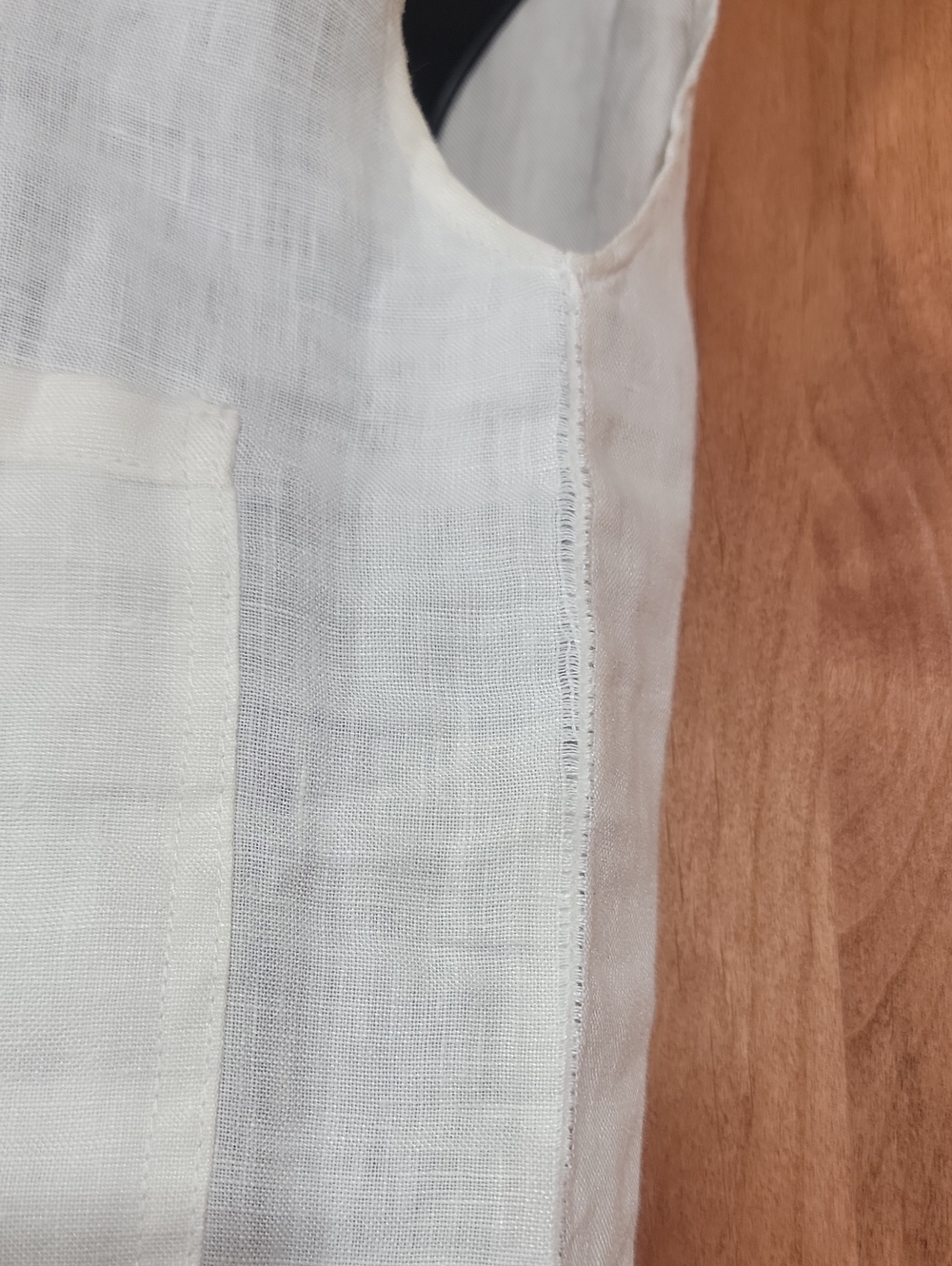 OZMA of California Sleeveless V-Neck Linen Jumpsuit - Picture 8 of 16